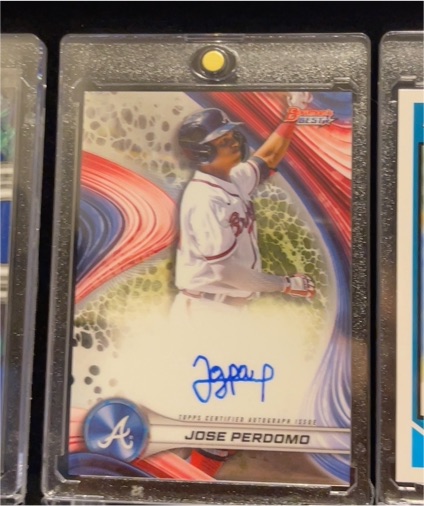 1998 Topps Finest #350 Jose Perdomo — front
