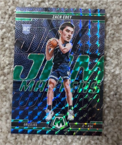 2023 Panini Mosaic #14 Zach Edey — front