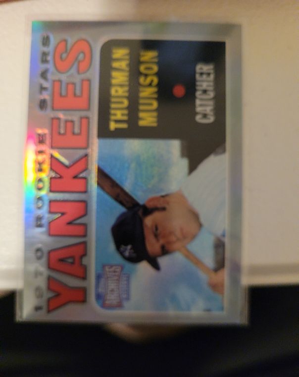 1970 Donruss #70 Thurman Munson Rookie Card — front
