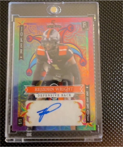 2022 Panini Contenders Optic Rejzohn Wright Joker — front