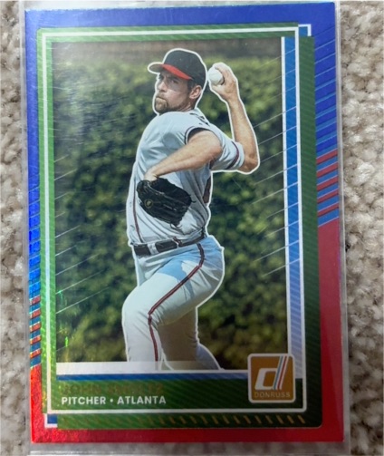 2022 Donruss Baseball Pitcher Atlanta Braves — front
