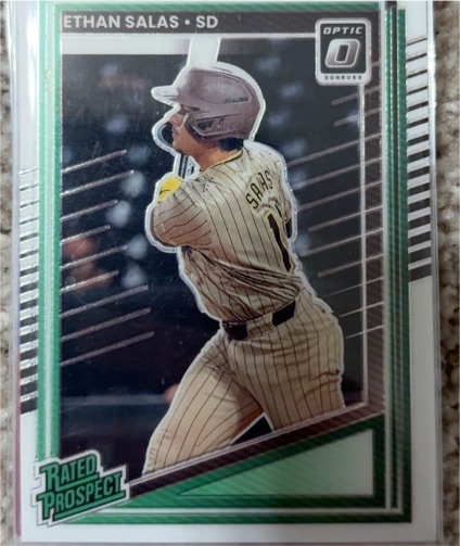 2023 Donruss Optic Rated Prospect #RP-ES Ethan Salas — front