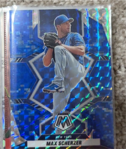2021 Panini Mosaic #M-1 Max Scherzer — front