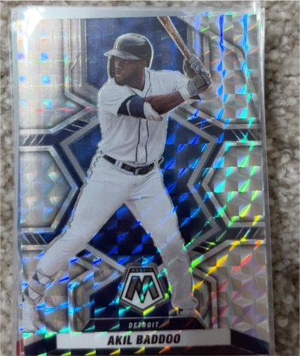 2021 Panini Mosaic #M-AB Akil Baddoo — front