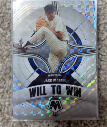 2021 Panini Mosaic Will To Win Jack Morris — front