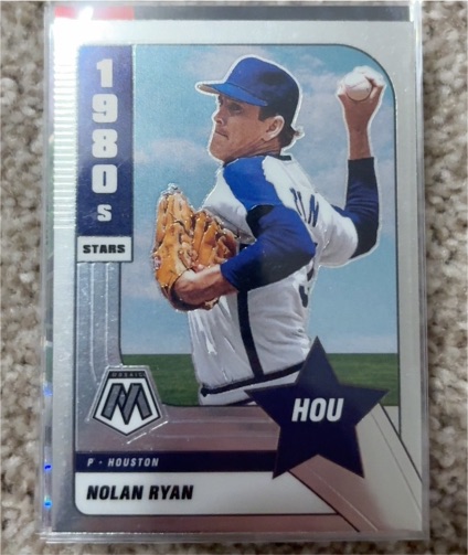 2020 Panini Mosaic 1980s Stars #1980S Nolan Ryan — front