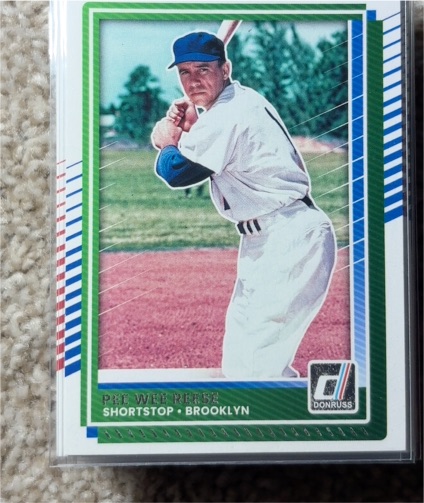 1984 Donruss #1 Pee Wee Reese — front