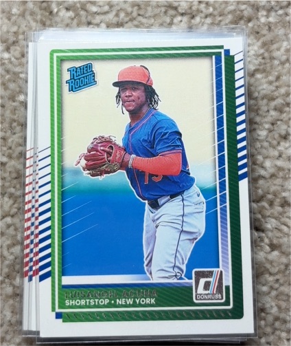 2022 Donruss #RR-19 Luisangel Acuña — front