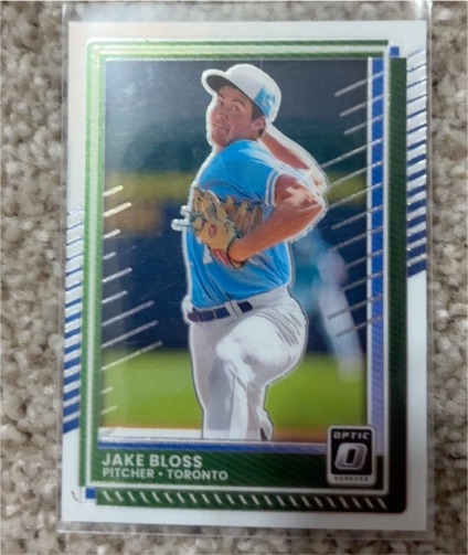 2022 Donruss Optic #178 Jake Bloss — front