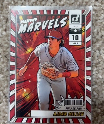 2025 Donruss Diamond Marvels #10 Aidan Miller — front