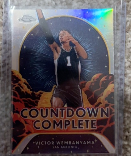 2023 Panini Chronicles Countdown Complete Victor Wembanyama — front
