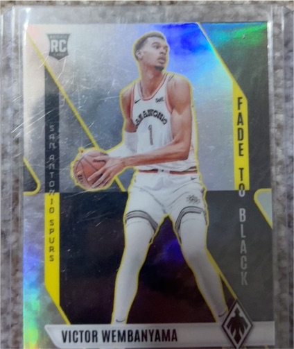 2023 Panini Fade to Black #1 Victor Wembanyama — front