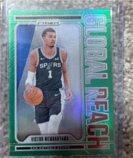 2023 Panini Prizm #GLOBAL REACH Victor Wembanyama — front