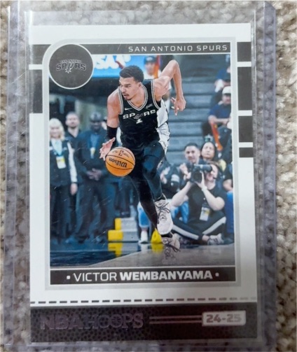 2024 NBA Hoops #24-25 Victor Wembanyama — front