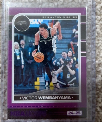 2023 Panini NBA Hoops #24 Victor Wembanyama — front