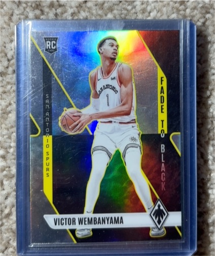 2023 Panini Fade To Black Victor Wembanyama — front