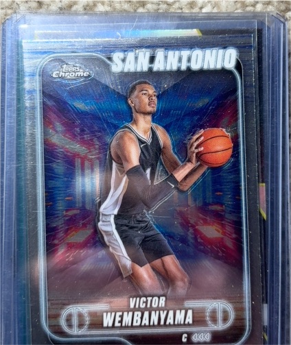 2023 Topps Chrome #C Victor Wembanyama — front