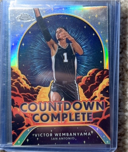 2023 Topps Chrome Countdown Complete Victor Wembanyama — front