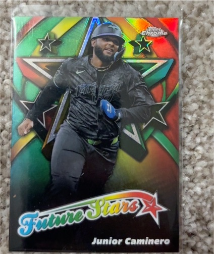2023 Topps Chrome Future Stars Junior Caminero — front