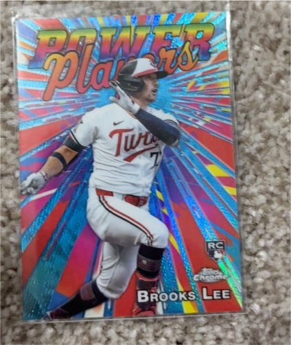 2022 Topps Chrome Power Players #PP-BL Brooks Lee — front