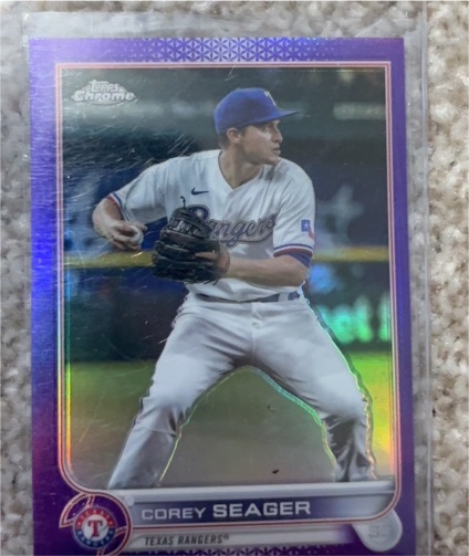 2022 Topps Chrome #33 Corey Seager — front