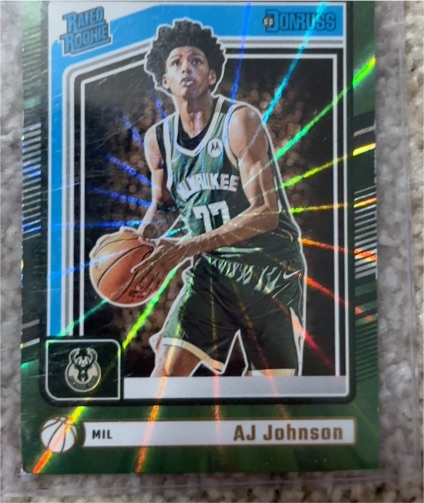 2021 Donruss #3 AJ Johnson — front