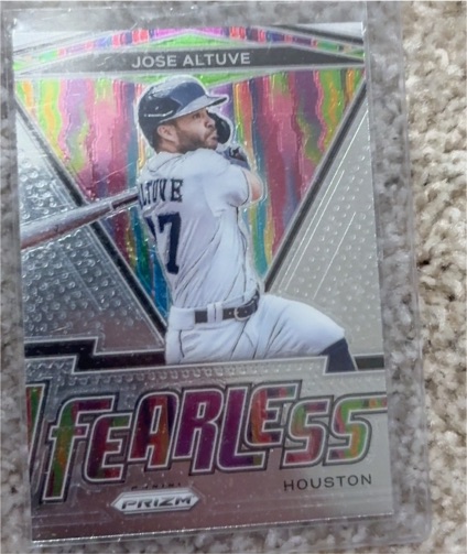 2022 Panini Prizm Fearless #5 Jose Altuve — front