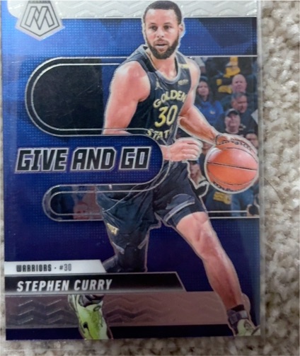 2020 Panini Mosaic Give and Go #30 Stephen Curry — front