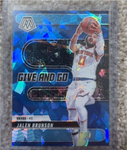2022 Panini Mosaic #11 Jalen Brunson — front