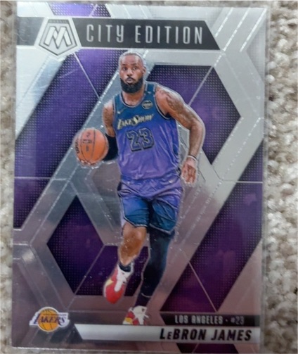 2021 Panini Mosaic City Edition #23 LeBron James — front