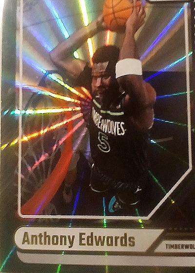 2020 Panini Prizm #5 Anthony Edwards — front