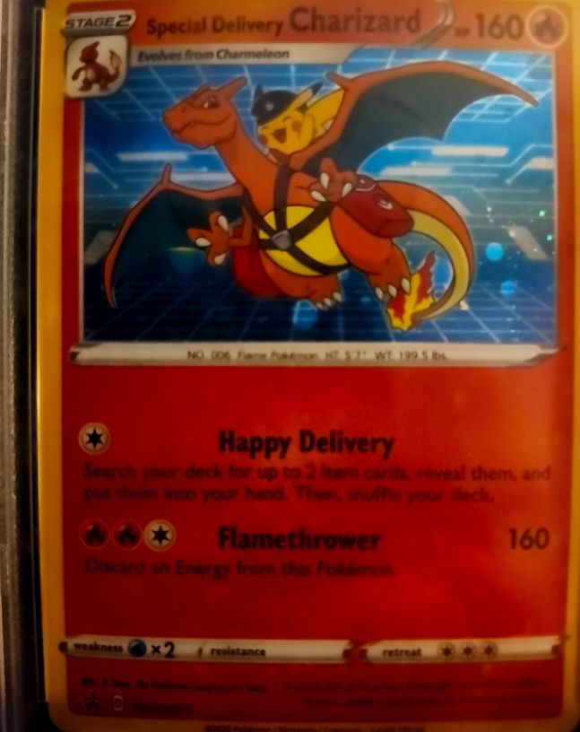 2022 Pokemon Scarlet & Violet Special Delivery Charizard SV107 — front