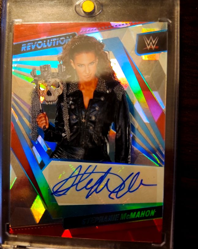 2020 Revolution Stephanie McMahon Autograph — front
