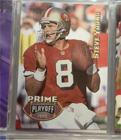 1995 Playoff Prime #Steve Young — front