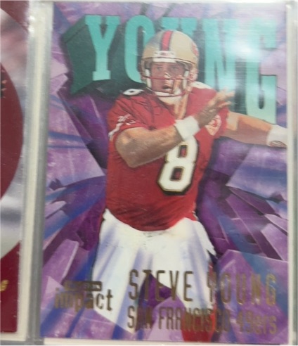 1993 Impact #8 Steve Young — front