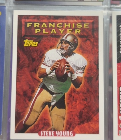 1991 Topps #1 Steve Young — front