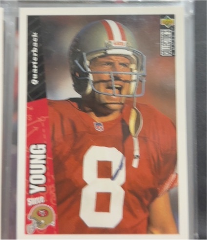 1991 Upper Deck #8 Steve Young — front