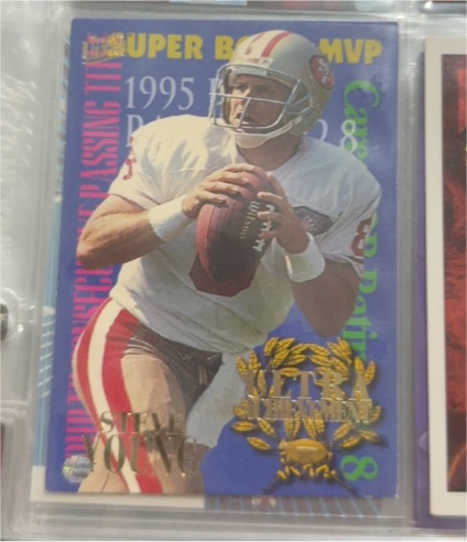 1995 Topps #28 Steve Young — front