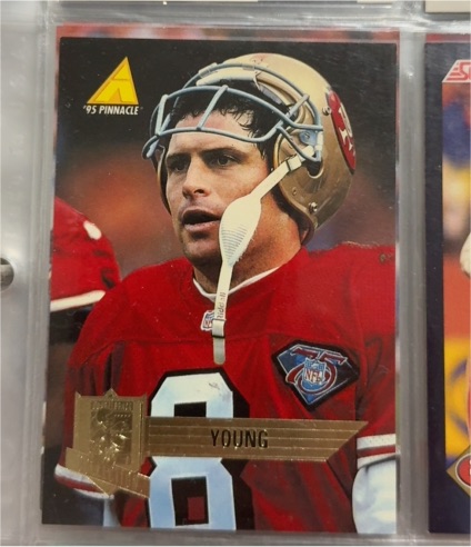 1995 Pinnacle #6 Steve Young — front