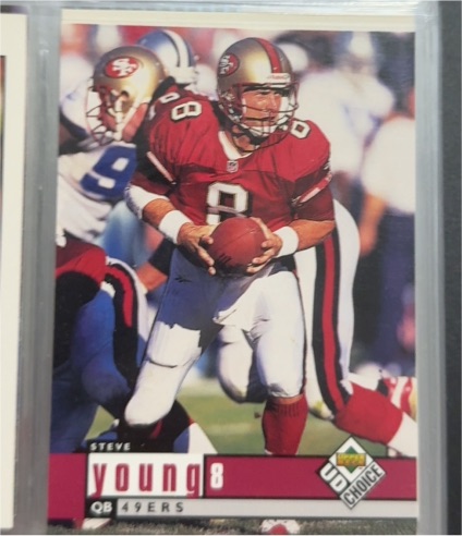 1991 Upper Deck Choice #8 Steve Young — front