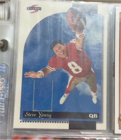 1990 Score #8 Steve Young — front