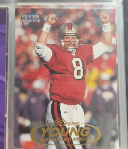 1994 Fleer Tradition #83 Steve Young — front