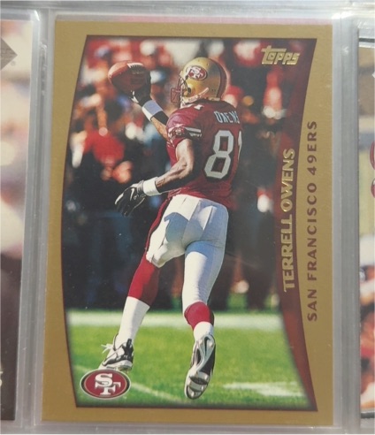 1996 Topps #81 Terrell Owens — front