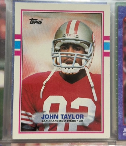 1989 Topps #82 John Taylor — front