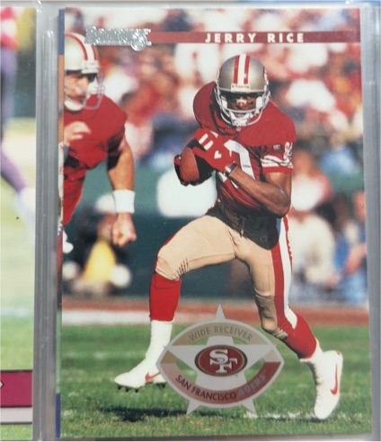 1991 Topps #300 Jerry Rice — front