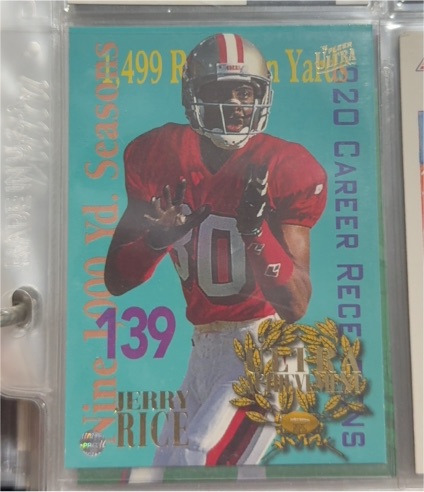 1995 Ultra #139 Jerry Rice — front