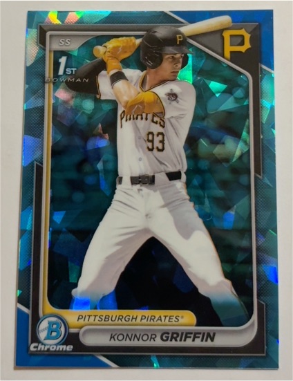 2021 Bowman Chrome #BP-93 Konnor Griffin — front