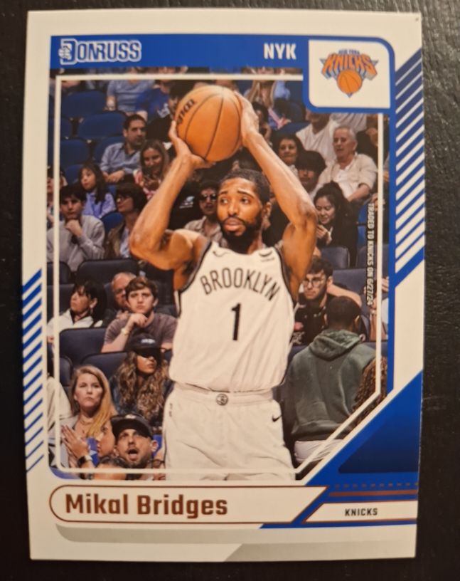 2022 Donruss #243 Mikal Bridges — front