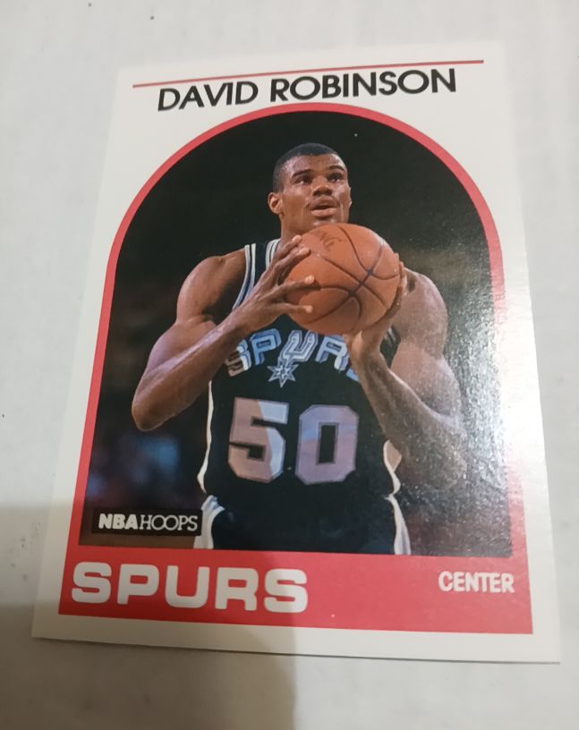 1990 NBA Hoops #50 David Robinson — front