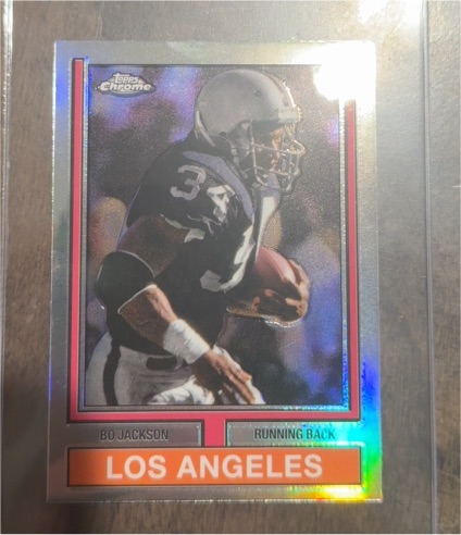 1987 Topps Chrome #34 Bo Jackson — front